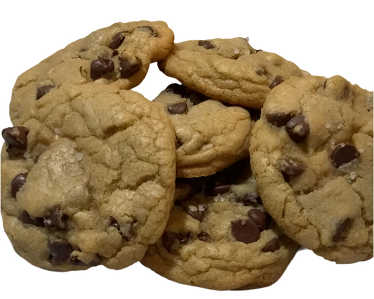 Crunchy Sea Salt Chocolate Chip Cookie
